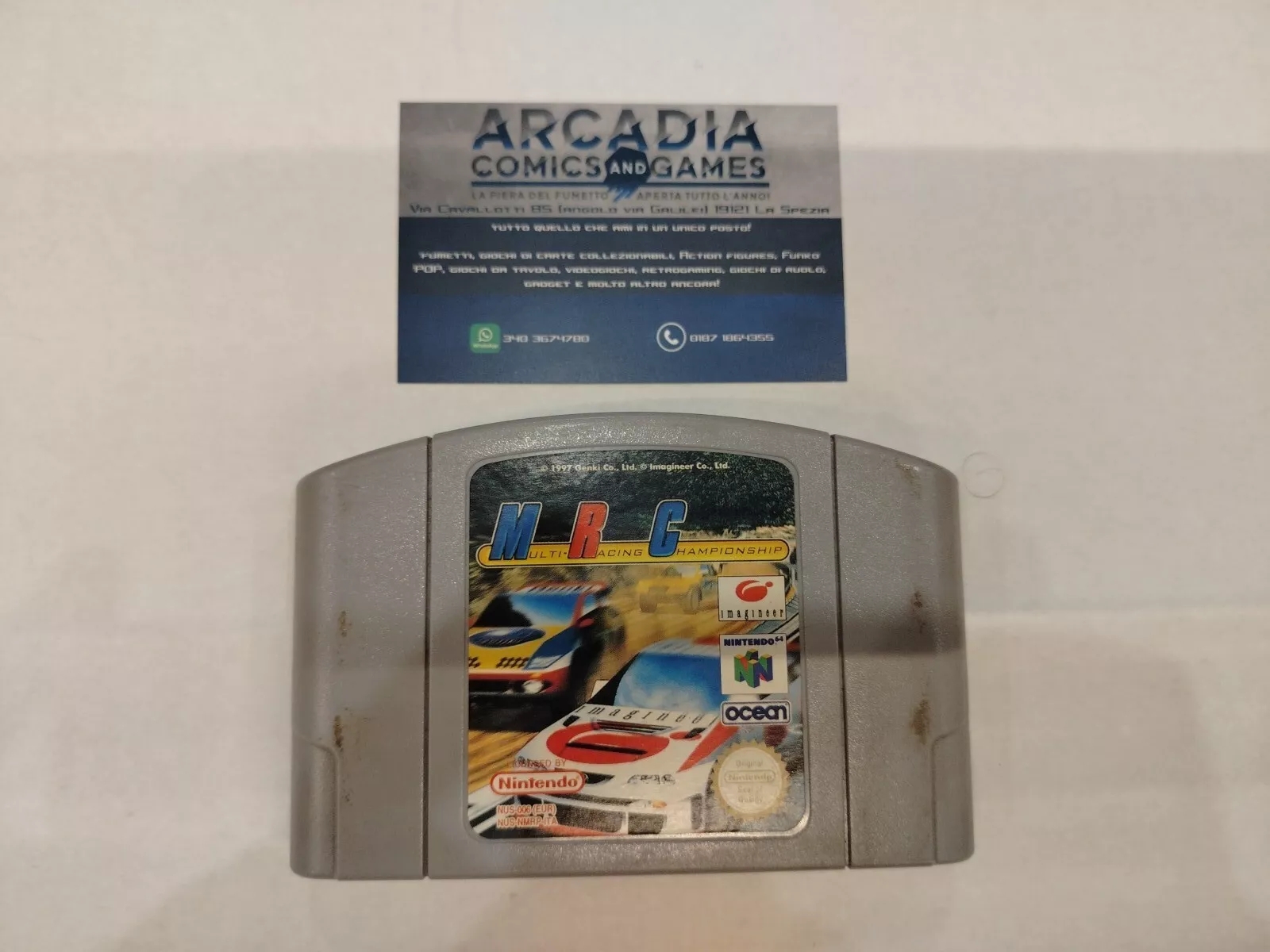 MRC Multi Racing Championship Nintendo 64 N64 Loose Solo Cartuccia